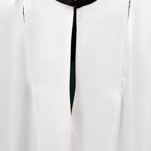 Lanvin SS/12 Runway Tri-Colour Satin Tunic Dress - Picture 8 of 9